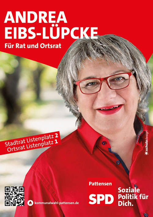 Andrea Eibs-Lüpcke - Ihre Kandidatin für die Regionsversammlung in der Region Hannover, den Rat der Stadt Pattensen sowie den Ortsrat Koldingen